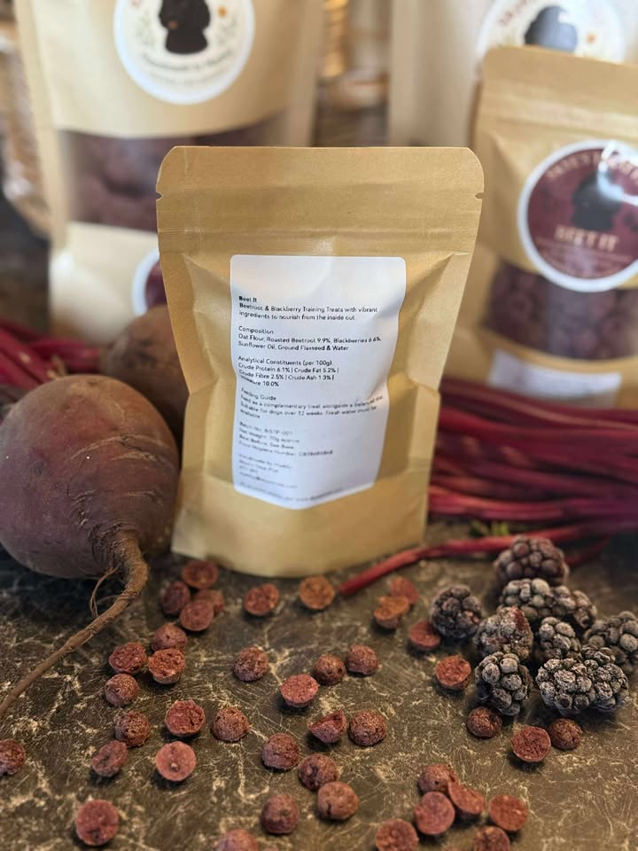 Beet It – Beetroot & Blackberry Training Treats (40g)