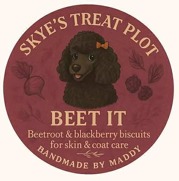 Beet It – Beetroot & Blackberry Bone Biscuits (70g)