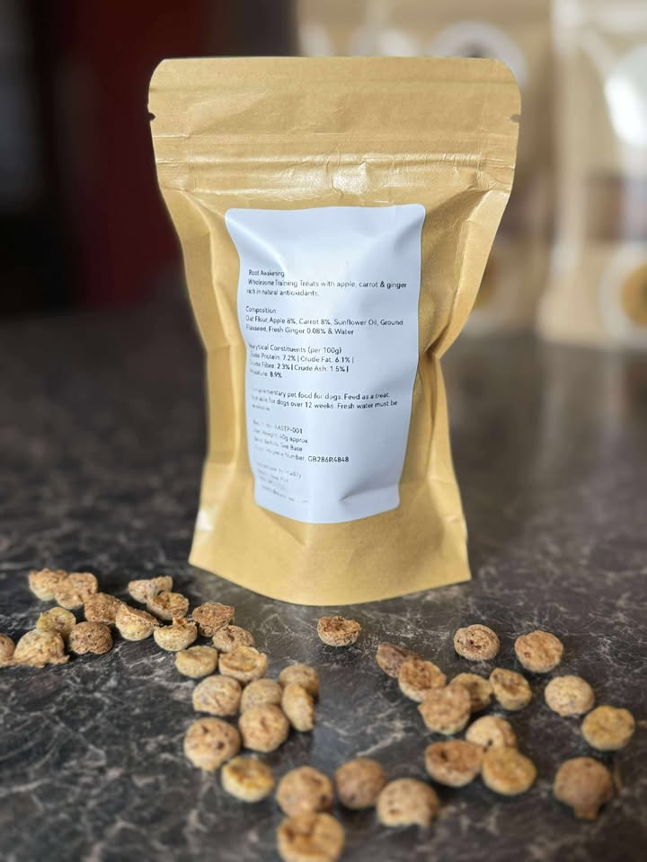 Root Awakening – Apple, Carrot & Ginger Training Treats (40g)
