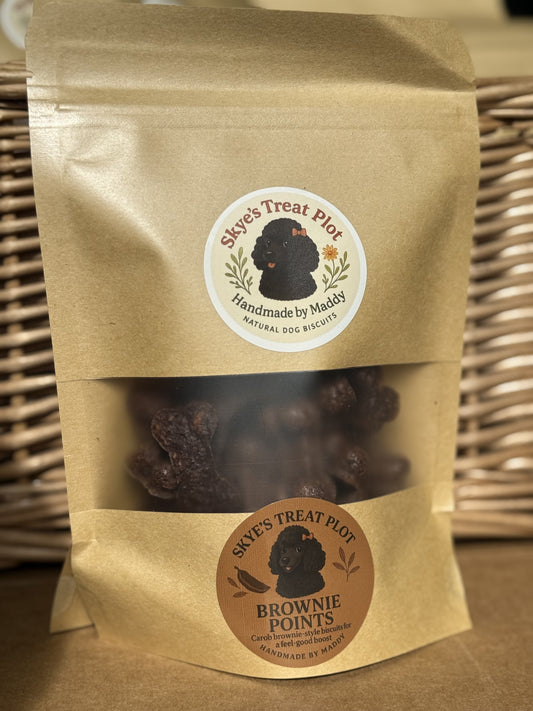 Brownie Points - Carob Dog Biscuits (70g)