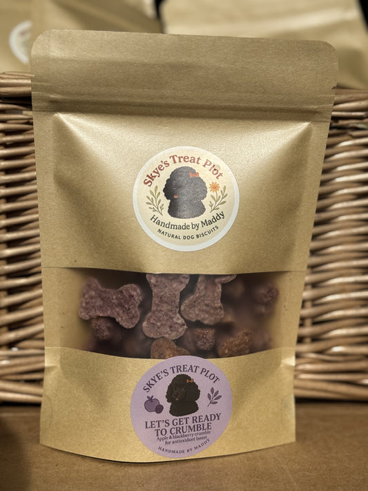 Let's Get Ready To Crumble - Apple & Blackberry Crumble Biscuits (70g)