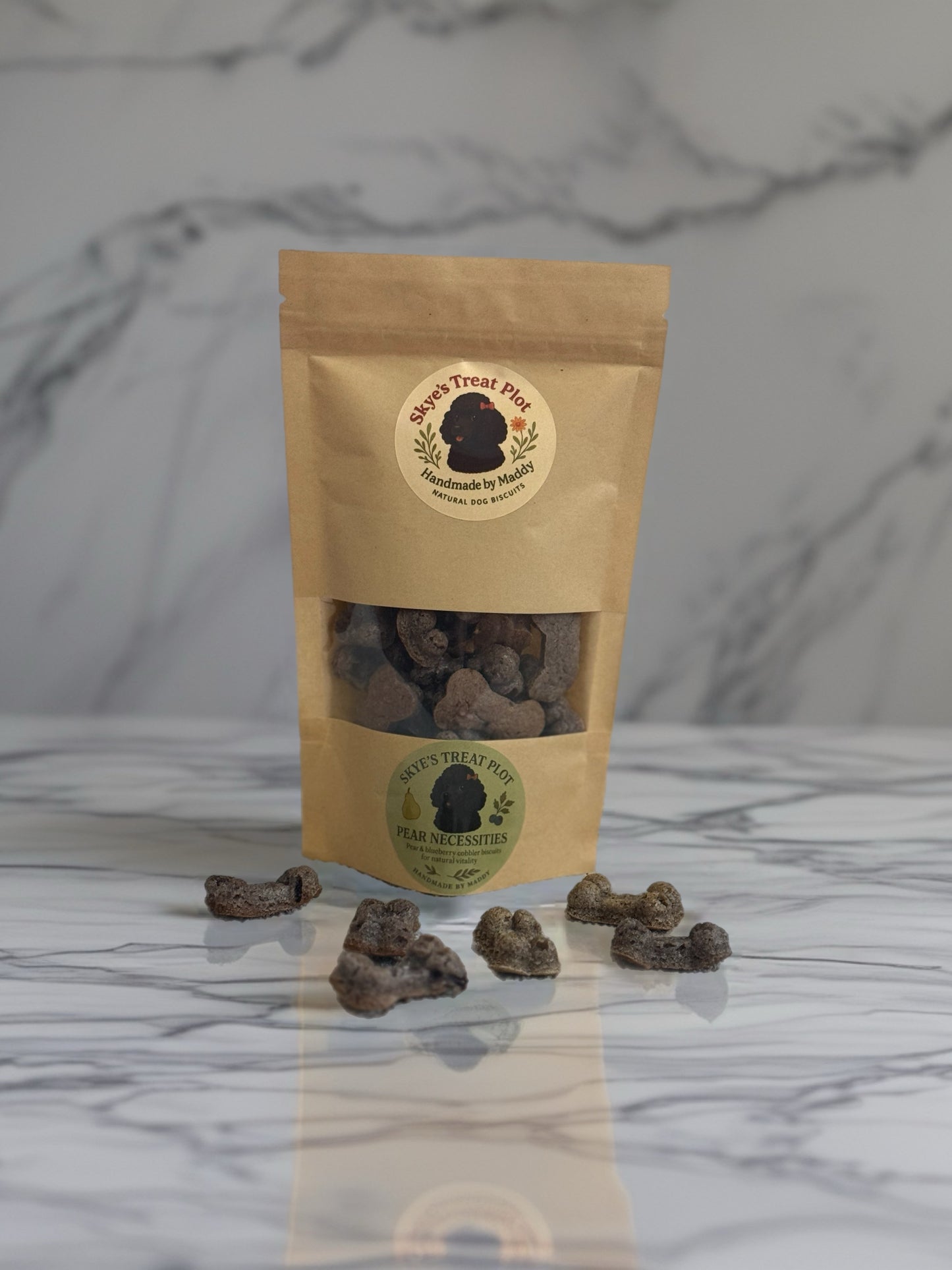 Pear Necessities - Pear & Blueberry Cobbler Dog Biscuits (70g)