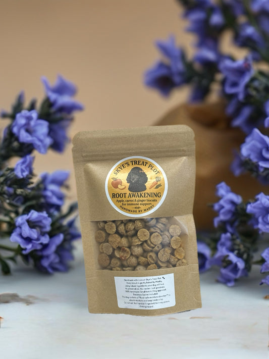 Root Awakening – Apple, Carrot & Ginger Training Treats (40g)
