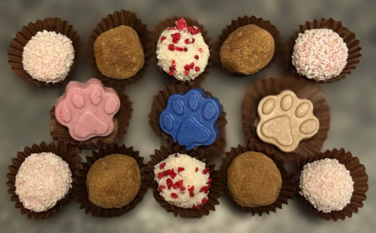 Luxury Coconut Truffles - Dog Safe ‘Chocolate’ Gift Box