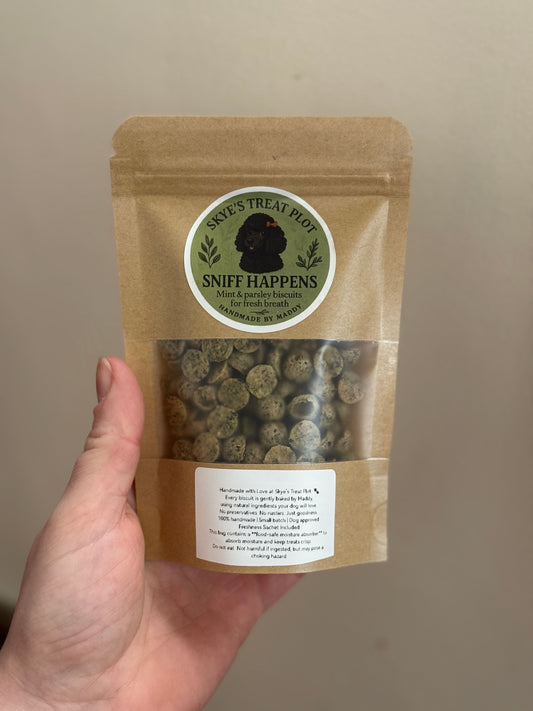 Sniff Happens - Parsley & Mint Training Treats 40g
