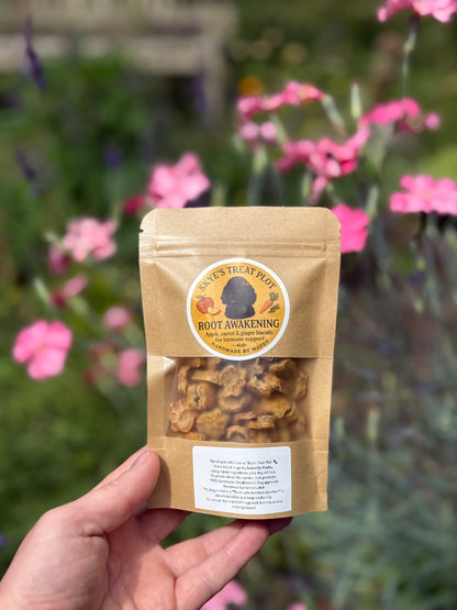 Root Awakening – Apple, Carrot & Ginger Dog Training Treats (30g)