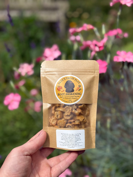 Root Awakening – Apple, Carrot & Ginger Dog Training Treats (30g)
