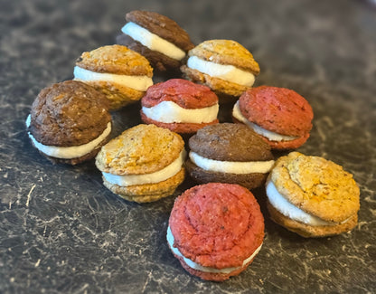 Dog Macarons – Puparons – Valentine Dog Treats – Coconut Filling – 3 Pack