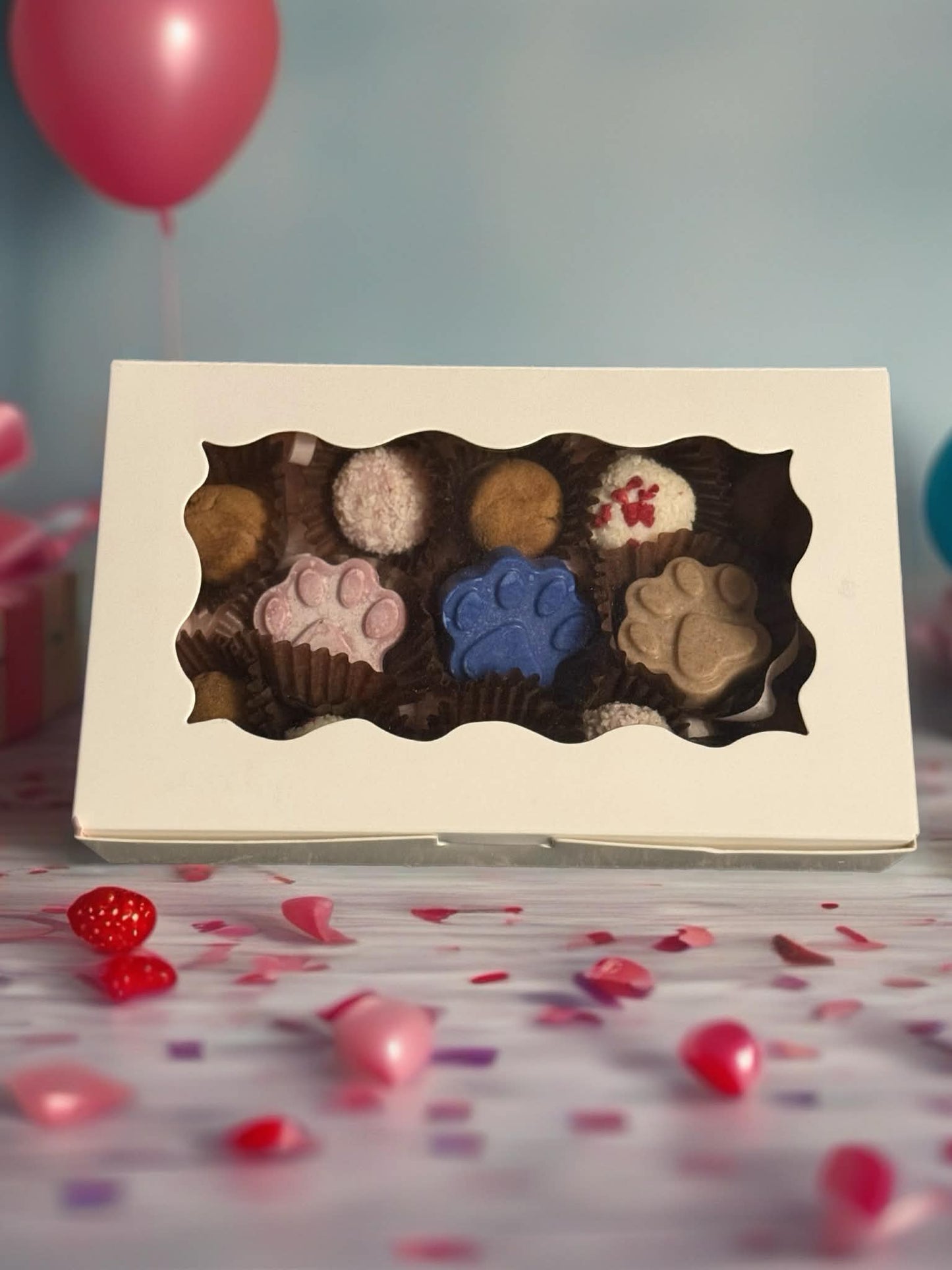 Luxury Coconut Truffles - Dog Safe ‘Chocolate’ Gift Box