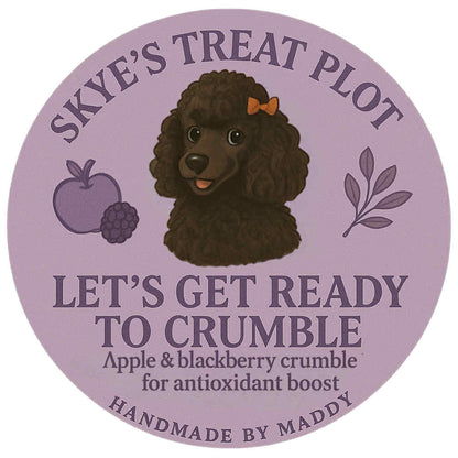 Let's Get Ready To Crumble - Apple & Blackberry Crumble Biscuits (70g)